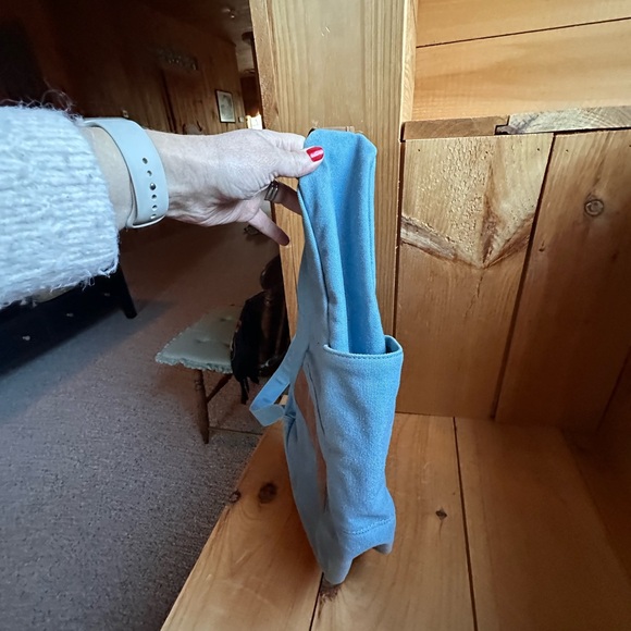 LL Bean Blue Canvas Shoulder Bag and cute canvas tote bag.  2 for 1 price! - Picture 2 of 9